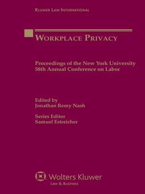 cover image of Workplace Privacy